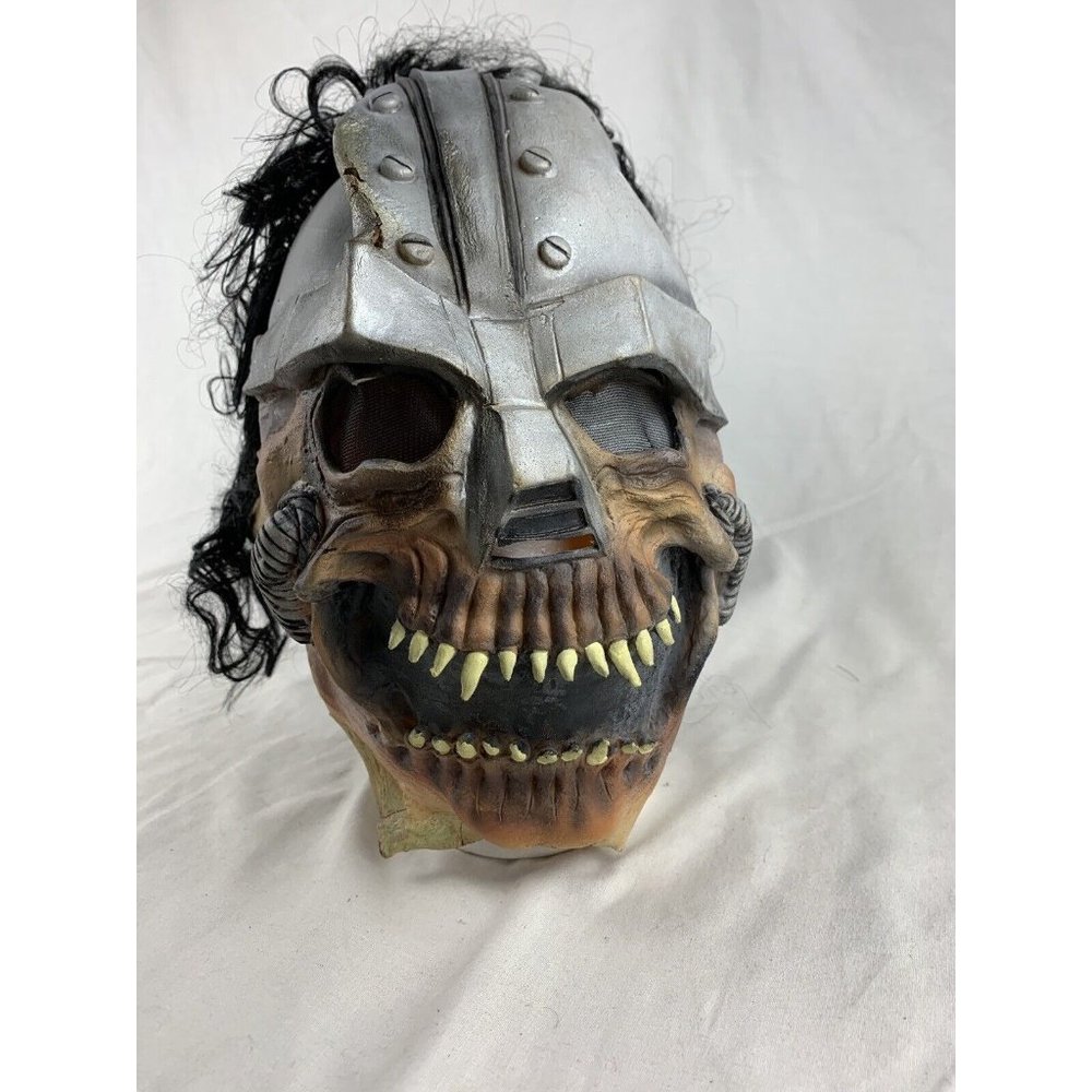 Vintage‎ Halloween Mask Scary Monster Alien Adult Costume Evil Beast Hair…
